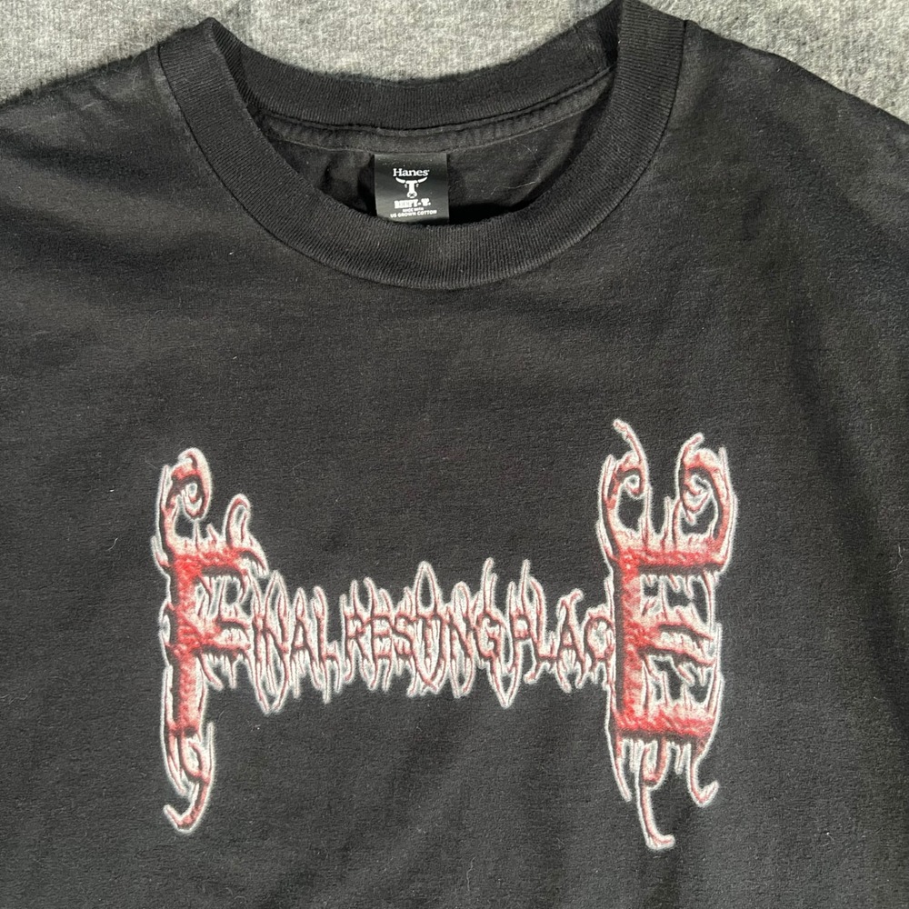 Final Resting Place Bound by Affliction Death Metal Band T-Shirt Hanes Beefy XL